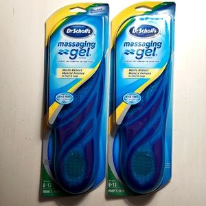 Dr Scholl's Massaging Gel Insoles Men's Size 8-13